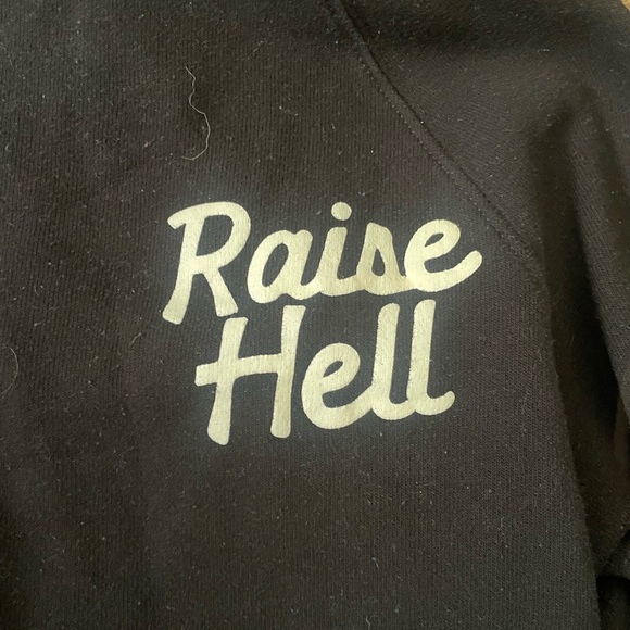Size Small Black Golden Gems Raise Hell Crewneck Sweatshirt - Picture 3 of 4